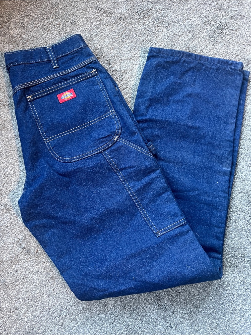 Dickies Indigo Workwear Carpenter Pants 32x34